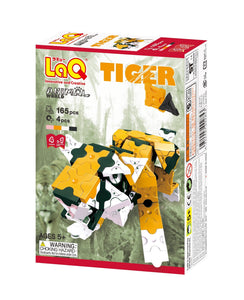 Tiger package front view featured in the LaQ animal world set