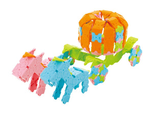 Pumpkin carriage featured in the LaQ basic 2400 pastel set