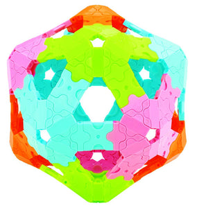 Geoball featured in the LaQ basic 2400 pastel set