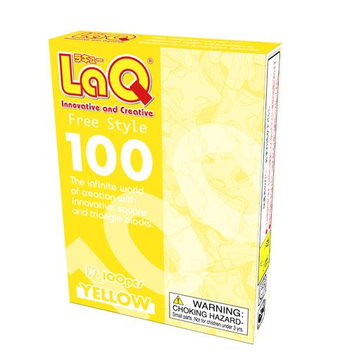 LaQ Free Style 100 yellow