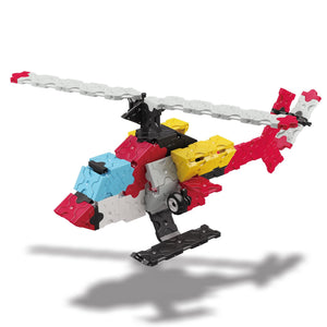 Helicopter featured in the LaQ hamacron constructor express set