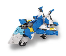 Load image into Gallery viewer, Jet fighter front view featured in the LaQ hamacron constructor jet fighter set