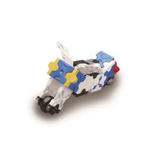 Load image into Gallery viewer, Motorcycle featured in the LaQ hamacron constructor jet fighter set