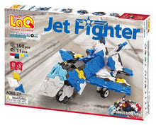 Load image into Gallery viewer, Package front view featured in the LaQ hamacron constructor jet fighter set