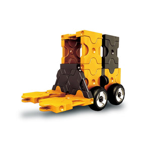 Main model featured in the LaQ hamacron constructor mini forklift set