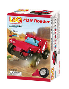 Package featured in the LaQ hamacron constructor mini offroader set