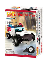 Load image into Gallery viewer, Package featured in the LaQ hamacron constructor mini police car set