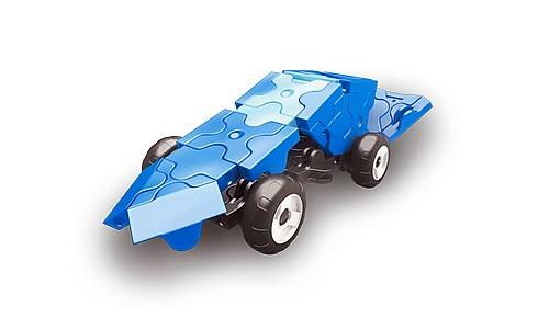 Car featured in the LaQ hamacron constructor mini racer 2 blue set