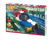 Load image into Gallery viewer, Package front view featured in the LaQ hamacron constructor police car set