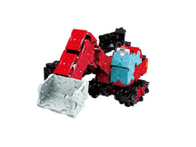 Load image into Gallery viewer, Power shovel side view featured in the LaQ hamacron constructor series