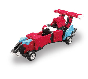 Dragster featured in the LaQ hamacron constructor race car set