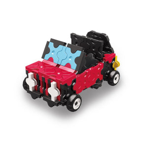 Off road 4x4 featured in the LaQ hamacron constructor race car set