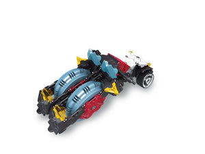 4 wheel motorcycle featured in the LaQ hamacron constructor speed wheels set
