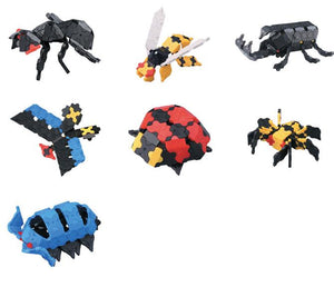 Beetles featured in the LaQ hobby kit beetle set
