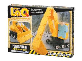 Package featured in the LaQ hobby kit powerful car set