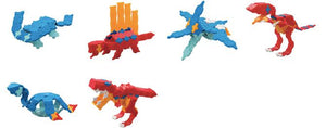 All models featured in the LaQ hobby kit tyrannosaurus set
