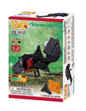 Chargez l&#39;image dans la visionneuse de la galerie,Package front view featured in the LaQ insect world mini rhino beetle set