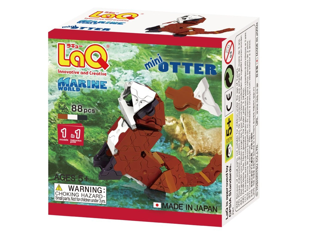 Otter featured in the LaQ marine world mini set