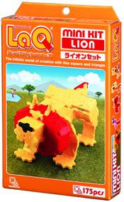 Lion featured in the LaQ mini kit set