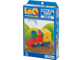 Train featured in the LaQ mini kit set