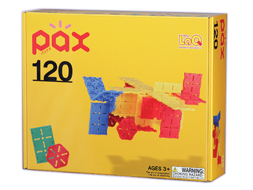 Package featured in the LaQ pax 120 set