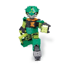 Load image into Gallery viewer, Walking robot featured in the LaQ robot jade set