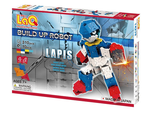  package front side featured in the LaQ robot lapis set