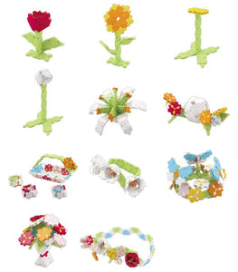 All models close up featured in the LaQ sweet collection flower set