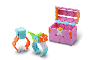 Jewelry box and bracelets featured in the LaQ sweet collection cute house set