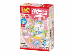 Package front side featured in the LaQ sweet collection princess garden set