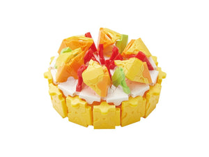 Fruit tart featured in the LaQ sweet collection sweets party set