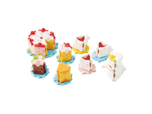 Tea party featured in the LaQ sweet collection sweets party set