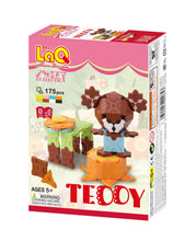 Load image into Gallery viewer, Package front side featured in the LaQ sweet collection teddy set