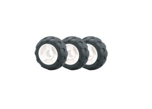 Wheels featured in the LaQ hamacron constructor mini wheels set