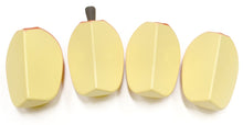 Load image into Gallery viewer, Apple sliced into 4 parts featured in the woody puddy set