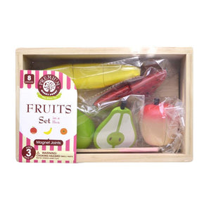 Fruit set package top view featured in the woody puddy set
